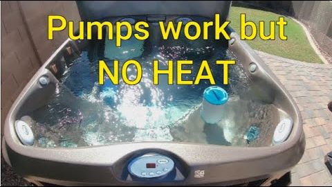 Video still: spa runs but will not heat